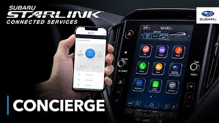 SUBARU STARLINK Connected Services - Concierge