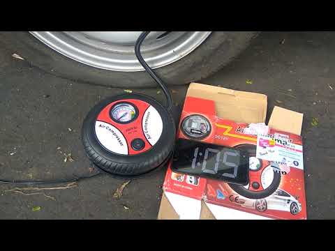 Testing portable air compressor