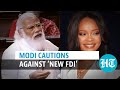 Watch pm modi cautions against andolan jeevis new fdi in his rs speech