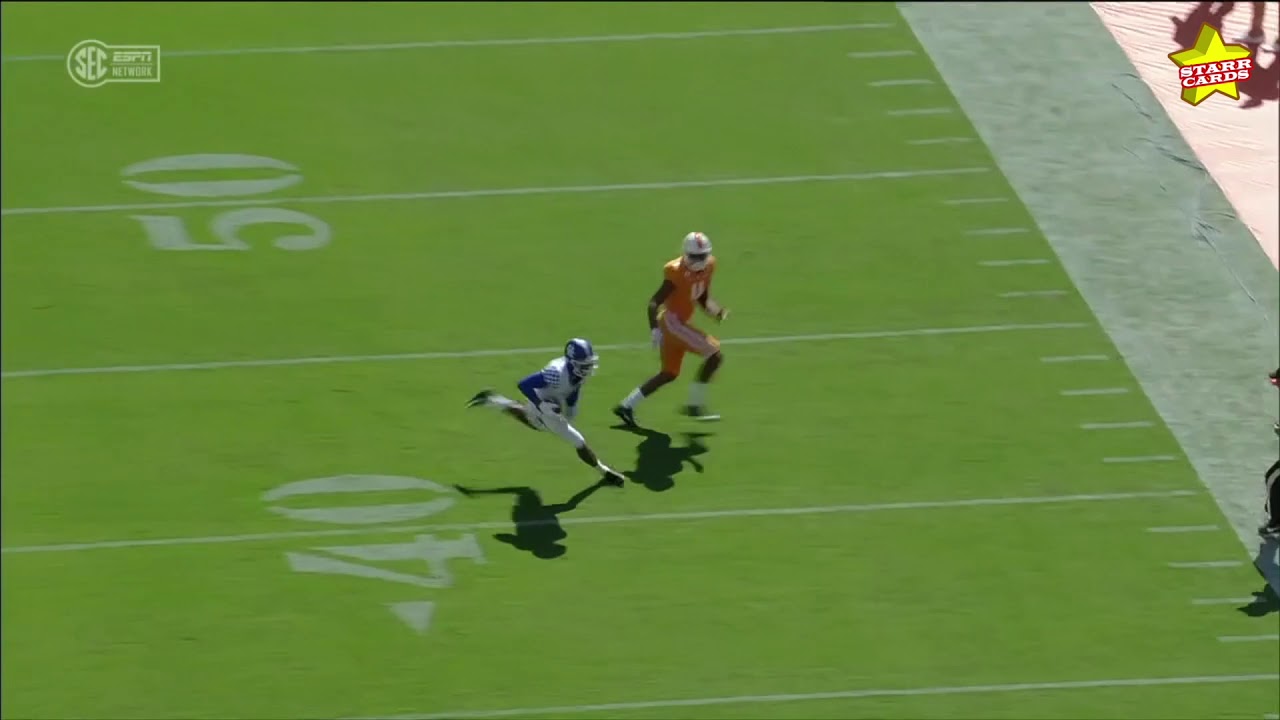 Kentucky scores on pick-sixes on consecutive drives to upset No. 18 Tennessee