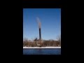 Island station power plant implosion