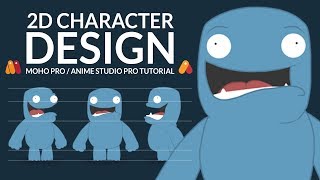 Character Design Tutorial | Moho Pro 12 | Anime Studio Pro | Part 2