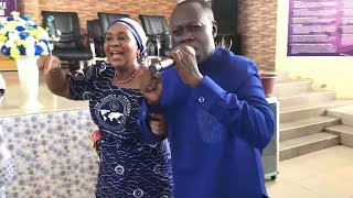 Elder Mireku Celebrating Women's Ministry Week with His Wife 💙💙