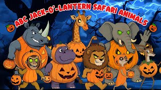 ABC Halloween Safari 🎃 Jack-o’-Lantern Animals Song for Kids | Fun Spooky Learning