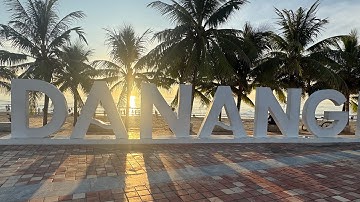 Da Nang beach My Khe beach My An beach Vietnam sunrise walk 4k ASMR