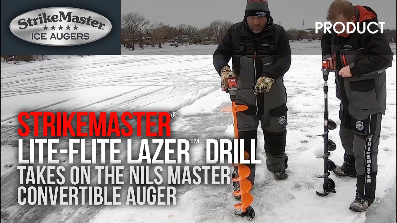 StrikeMaster® Lite Flite Lazer™ Drill Takes on the Nils Master Convertible  Auger 
