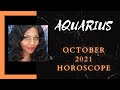 AQUARIUS October 2021 - Astrology Horoscope Forecast