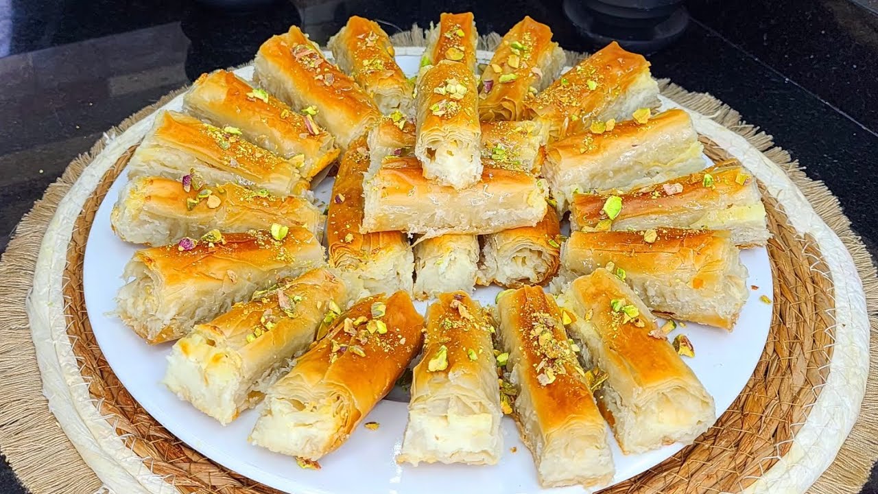 زنود الست بالقشطة طعمها رهيييب أسهل وأشهر حلو ممكن تعملوه بالبيت بطريقة احترافية زى المحلات 