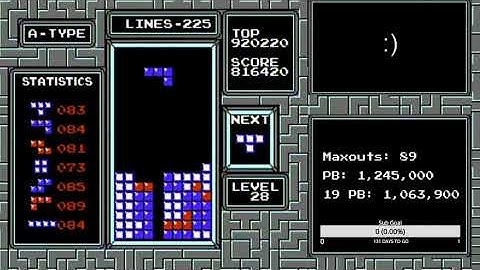 NES Tetris - First Lvl 30