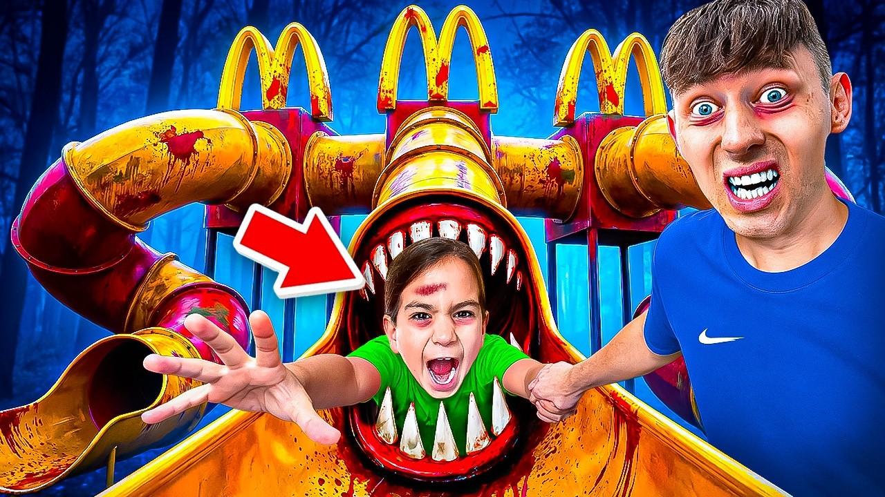 KLEINER JUNGE VERSCHWINDET in McDonald’s RUTSCHE um 3:00 UHR! 😨