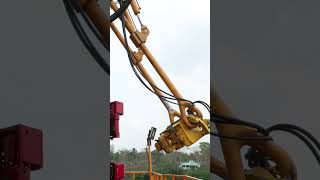 Vertical Pipe Handler In Action
