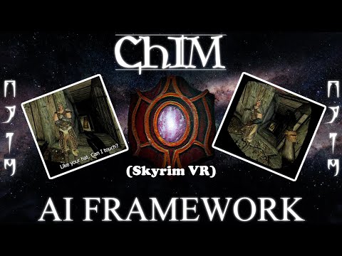 I Installed the CHIM AI mod in Skyrim VR, and immediately pissed off the NPCs