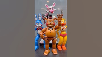 TOY ANIMATRONICS REVIEW 🔥🔥 #FNaF #collection #toys #actionfigures #fyp #fnaf2 #jazwares