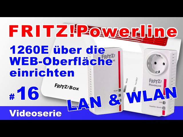 FRITZ!Powerline 1260E einrichten inkl. FRITZ!Box 7590 Mesh