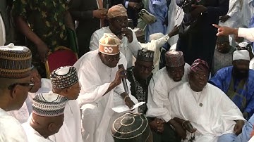 WEDDING FATHIA  BETWEEN HON. NASIRUDEN ABDULAZIZ AND SAFIYA SHEHU IDRIS  @ SULTAN BELLO MOSQUE,