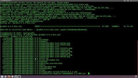 How to install Gradle on Ubuntu 16 Xenial Xerus