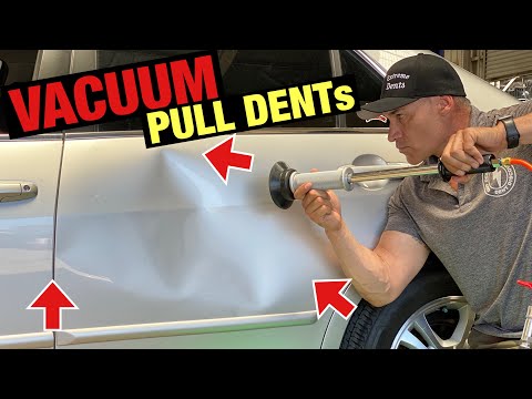 My Auto Body Dent Puller!  VACUUM Paintless Dent Repair! 