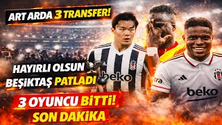 Beşiktaş Bombayı Patlattı Hayırlı Olsun Olaitan, Hyeon-Gyu Oh, Agbadou, Flaş Şiktaş