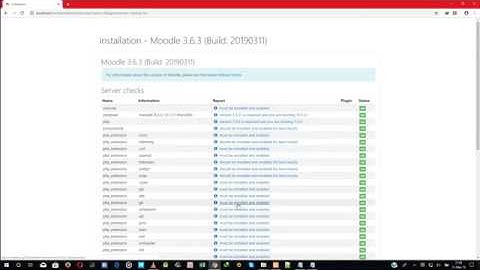 How to Install Moodle 3.6.3 on Windows