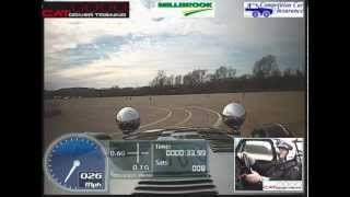CAT Instructor Paul Millbank's Gymkhana run at UTAC, formerly known as Millbrook Proving Ground