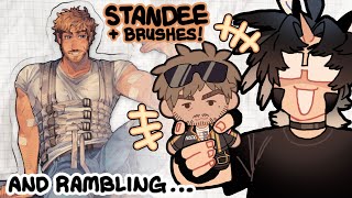 Ramble about my brushes while I draw RYAN GOSLING ★彡 SPEEDPAINT