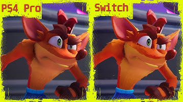 Crash Bandicoot 4 Nintendo Switch vs PS4 Pro Early Graphics Comparison