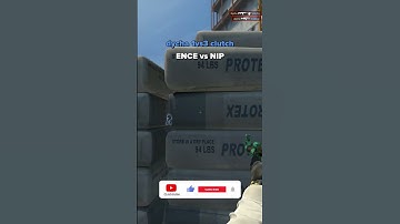 🔥 dycha 1vs3 clutch ENCE vs NIP (vertigo) #shorts #csgo @ BLAST.tv Paris Major 2023 Challengers