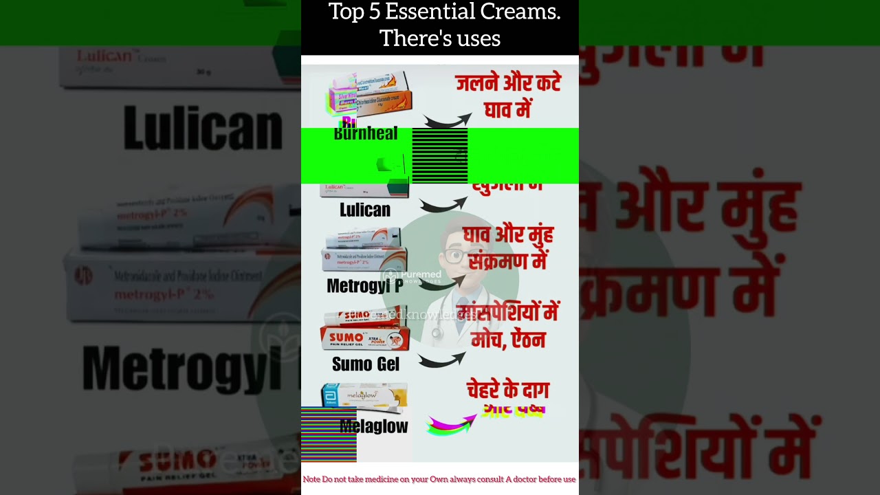 Top 5 best Essential Creams There uses..