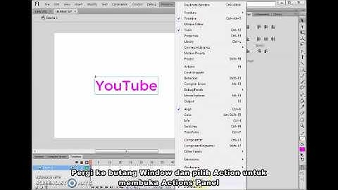 TUTORIAL ADOBE FLASH HOW TO DO URL LINK VIDEO