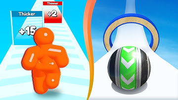 Tall Man Run Vs Sky Rolling Ball 3D All Levels iOS,Android Walkthrough Gameplay Update QKI6S