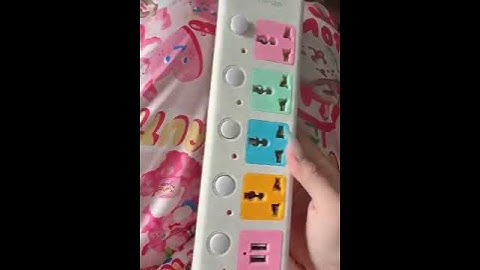 Ổ Cắm Điện Đa Năng Dây Dài 4m Có Chốt An Toàn, Ổ Điện Nhiều Lỗ Công Suất 2500W Chống Giật, Cổng USB