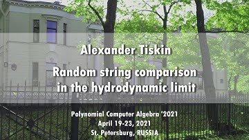 Random string comparison in the hydrodynamic limit | Alexander Tiskin