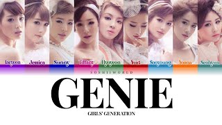 Girls’ Generation (少女時代) – GENIE (Japanese Ver.) (Color Coded Lyrics)