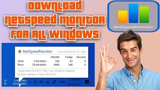 How to Get Internet Speed Meter/Monitor on Windows By SegZa Tech screenshot 1