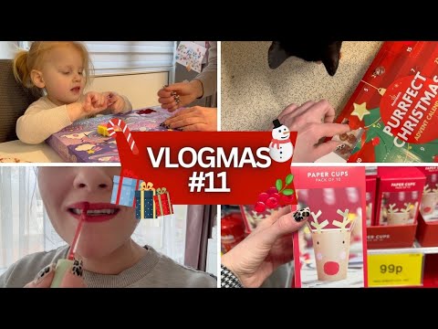 DEKORACJE I PREZENTY W HOME BARGAINS, OTWIERAMY KALENDARZE ✨ VLOGMAS #11 ✨