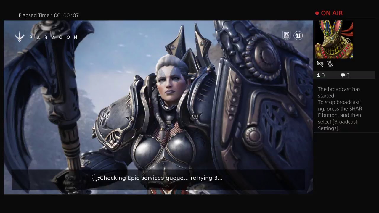 fortnite services queue retrying - new game paragon  new game paragon - fortnite services queue retrying