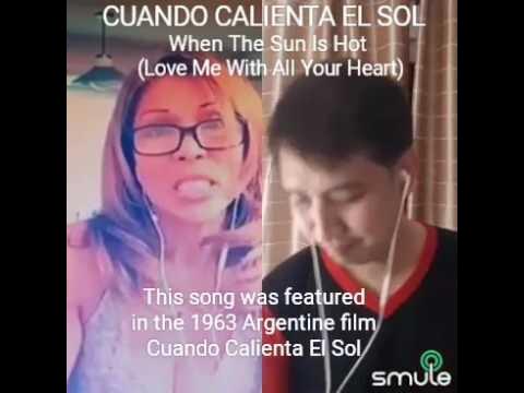 CUANDO CALIENTA EL SOL Lyrics Cover by Maria Fe Pullon and Dr John