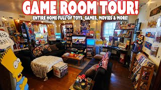 LITERAL Apartment FULL of Retro Games, Toys & More! | Game Room Tour