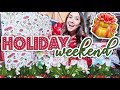 HOLIDAY WEEKEND + WRAP GIFTS WITH ME!