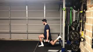 Dumbbell 2 Arm RFESS