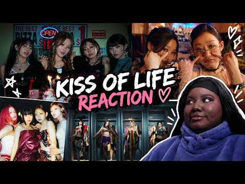 KISS OF LIFE Triple MV Reaction — K Bye / Nobody Knows / What!