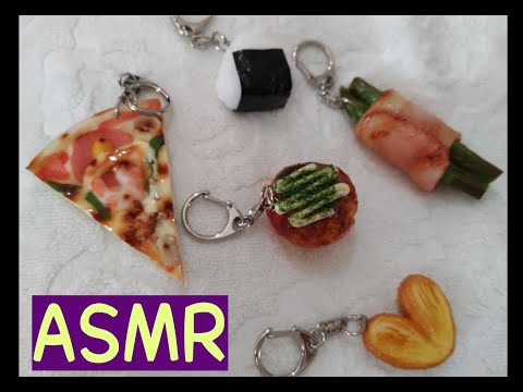 【ASMR・無言】5種類の食品サンプルを紹介　お箸でカリカリ