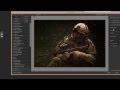 Photoshop military timelapse  renee robyn