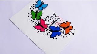 How to make Special Butterfly Birthday Card For Best Friend//DIY Gift Idea...