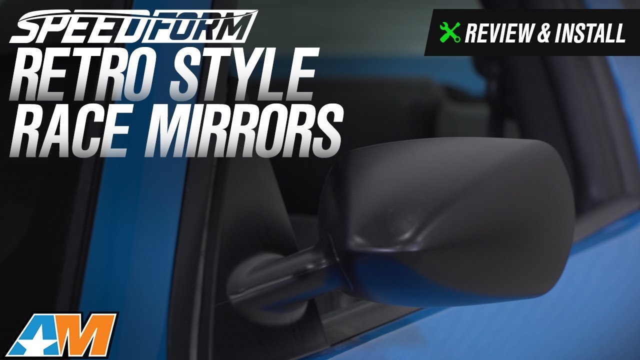 mirrors justin timberlake 2005-2009 Mustang SpeedForm Retro-Style Race Mirrors Review & Install