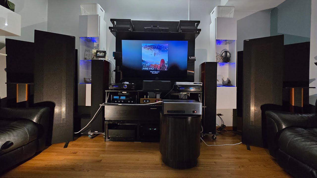 Magnepan 1.6 QR Speakers Acoustat TNT 200 Amplifier.