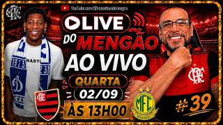 LIVES DRN || AO VIVO || QUENTINHAS DO FLAMENGO #39 | PLATA DE VOLTA | TUDO SOBRE FLAMENGO x MIRASSOL