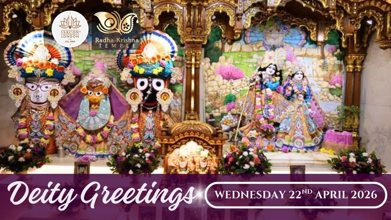Deity Greetings | Guru Puja | SB 2.7.31 Class by HG Aprameya Krsna Das - 22.04.2026