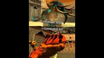 TITOPHANT BOSS VS TYRANOSAURUS REX #pong1977 #edit #pong1977edits #dbwc #1vs1