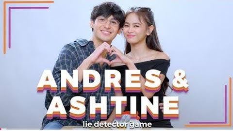 Andres Muhlach and ashtine olviga play  lie detector game. Flipino     #trending #ashdres #detector 
